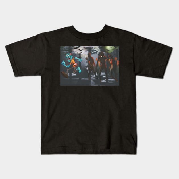 ESCAPE ART PRINTS Kids T-Shirt by MICHAEL ZHOU